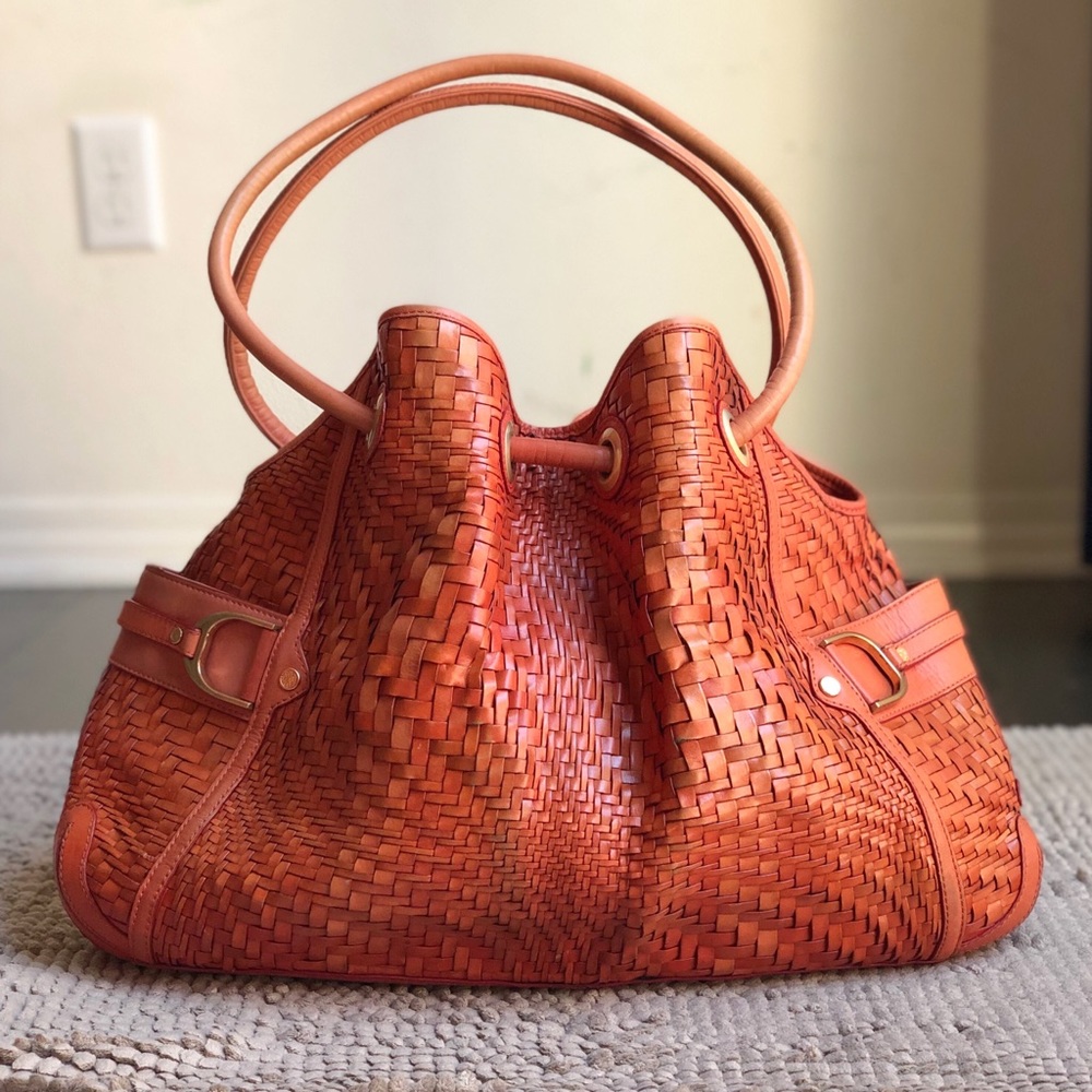 Cole Haan | Genevieve Woven Leather Hobo Bag